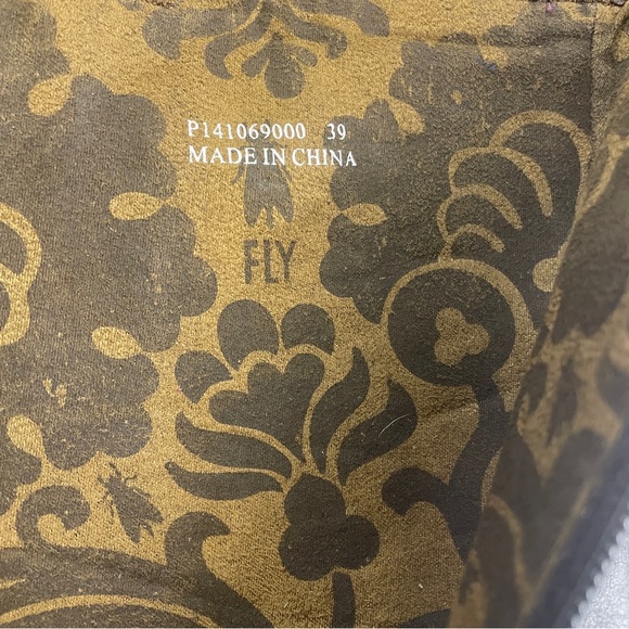 Fly London Tall Leather Wedge Heel Zip Up Boots Size 39 - Picture 11 of 13